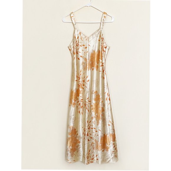 GIANI FEROTI Dresses & Skirts - NWT "GIANI FEROTI" FLORA-BEIGE, SLIP DRESS SIZE S